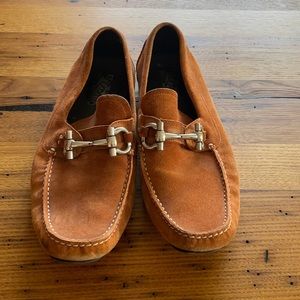 Ferragamo driving mocs cognac M10